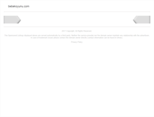Tablet Screenshot of bebekoyunu.com